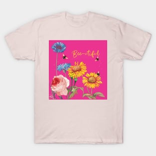 Bee-utiful Bees & Flowers T-Shirt